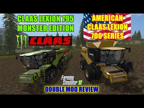 FS17 - Claas Lexion 700 Series Monster Edition Harvesters "Mod Review"