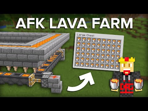 Shulkercraft - Minecraft AFK Lava Farm Using Dripstone - 110+ Lava Buckets Per Hour!