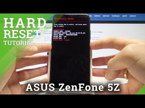 Hard Reset ASUS ZenFone 5Z - Remove Screen Lock / Factory Reset by Recovery Mode