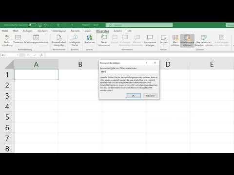 Microsoft Excel: Schreibschutz aktivieren für Excel Arbeitsmappe