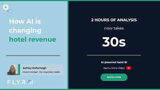 How AI is Revolutionising Hotel Revenue Management | Flyr Hospitality Insights - Demo