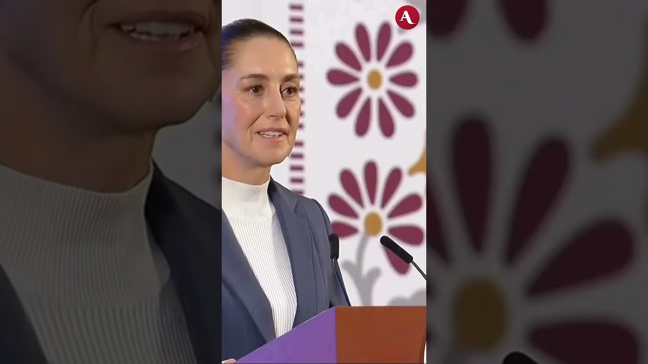 Sheinbaum explicando beso en la mano a Manuel Velasco