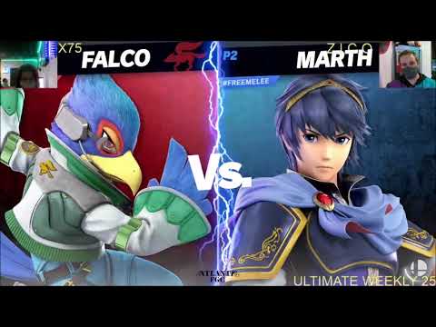 4o4 Ultimate Weekly XXV - DBH| Z I C O (Falco) vs X75 (Marth) - Winners Round 1