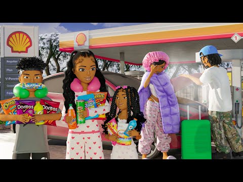 SPRING BREAK FAMILY ROAD TRIP GONE WRONG!! *OUR CAR BROKE DOWN!?* | Bloxburg Family Roleplay