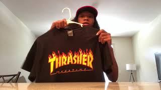 THASHER OUTFIT WITH THRASHER VANS!!!