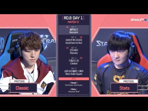 [2018 GSL Season 1]Code S Ro.8 Day1 Match2 Classic vs Stats