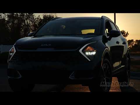 👉 AT NIGHT: 2023 Kia Sportage Hybrid EX AWD - Interior & Exterior Lighting Overview + Night Drive