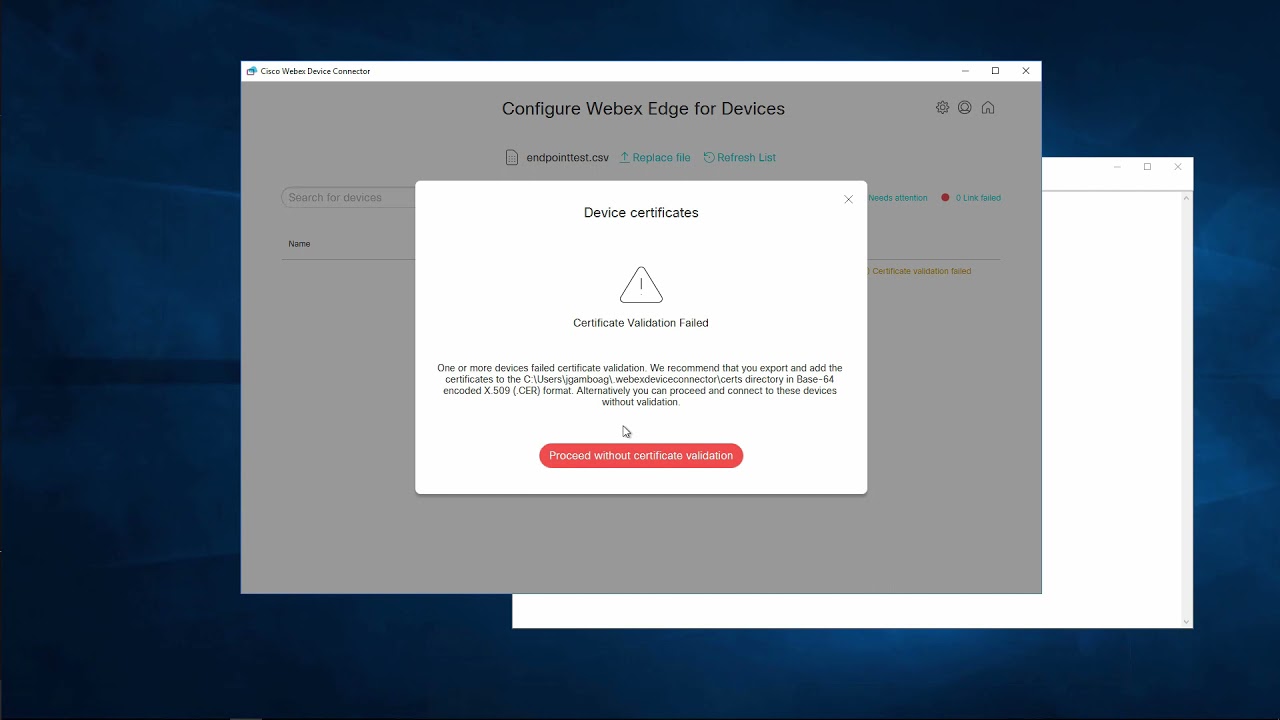 How to Link CUCM Registered Endpoints to Webex Control Hub Using a CSV File
