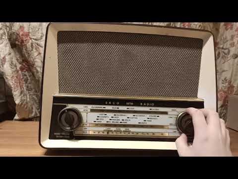 Ekco U319A Valve Radio Test
