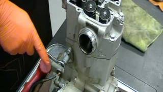 Sonic disassembles the KTM RFS Engine Part 1