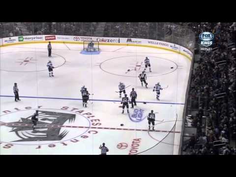 Kyle Clifford vs Douglas Murray fight Mar 16 2013 San Jose Sharks vs LA Kings NHL Hockey