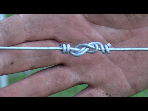 Fencing Like A Pro...Knot tying..Pulling wire tight and more!