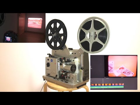 How to digitise 16mm film the cheap way. Projektor Bauer P6 H