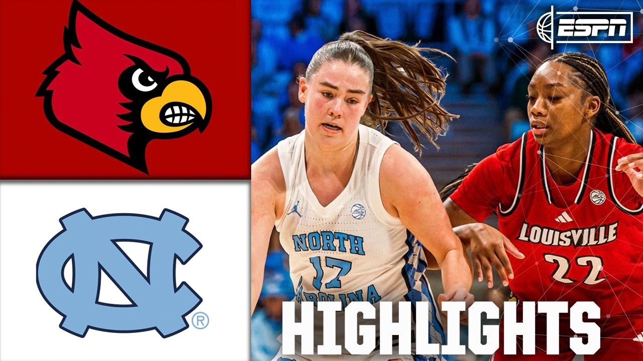 Louisville Cardinals vs. North Carolina Tar Heels | Full Game Highlights | ESPN College Basketball