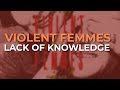 Violent Femmes - Lack Of Knowledge (Official Audio)