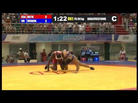 Mohammad Hossein Mohammadian (Iran) vs Ed Ruth (USA) 84kg