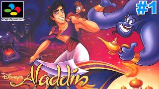 【SFC】ディズニーの名作映画『アラジン』のアクションゲームに挑戦 #1