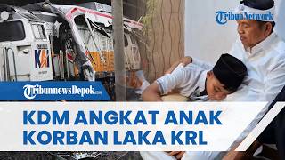 Momen Haru KDM Datangi Rumah Duka Guru Korban Laka KA Bekasi, Siap Jadi Orangtua Asuh Anak Korban