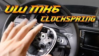 How to Replace a VW Volkswagen Clock Spring - MK6 Jetta or Golf