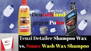 Tenzi Detailer Shampoo Wax vs. Sonax Wash Wax Shampoo