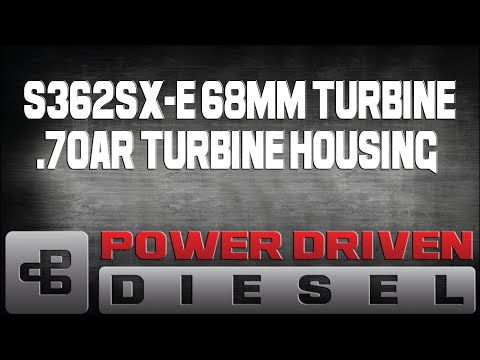 Dyno Test: BorgWarner Turbos S362SXE 68mm Turbine .70 A/R Turbine Housing | Power Driven Diesel