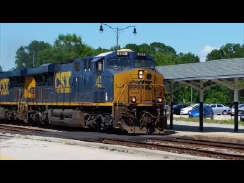 [CSXT]851 GE ES44AH & 811 GE ES44AH Leads T345-?? Loaded SB Coal Train With Blasting K5HLL In Fay NC