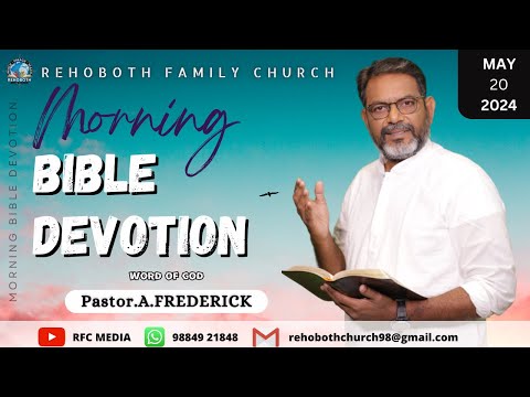 Morning Bible Devotion | 20 MAY 2024 | DAY 248 | Pastor.A.Frederick | RFC