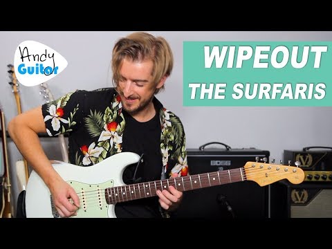 WIPEOUT Guitar Lesson (Surfaris/ Ventures) How to Play