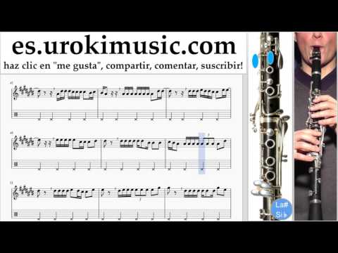 Como Tocar Clarinete Nicky jam ft Sean Paul, Konshens - Amor prohibido Tablatura Parte#2 um-i927