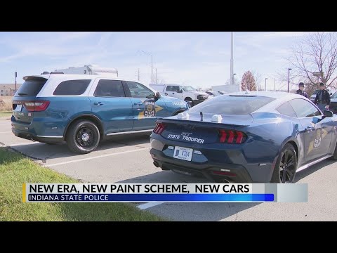 Indiana State Police debuts new patrol car design