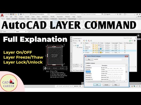 How to use Layer command in AutoCAD | Layer Properties in AutoCAD | how to create new Layer