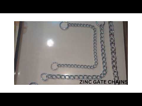 Super Zinc Twisted Chains Gate Chain , Lockchain, Ring Chain, Travelling Chain