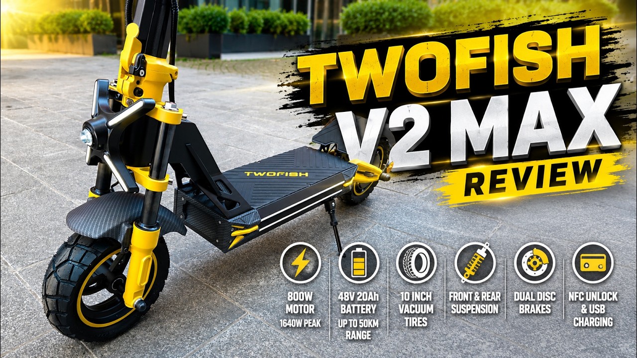 TWOFISH V2 Max (EU) REVIEW: Cheap But Powerful - Best 2026 Budget Scooter?