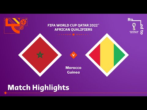 Morocco v Guinea | FIFA World Cup Qatar 2022 Qualifier | Match Highlights