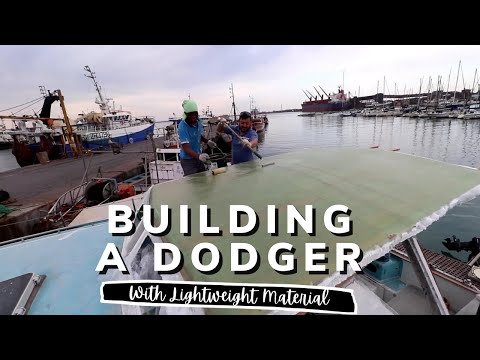 BUILDING our DODGER/BIMINI! Part 1 | YACHT REBUILD WEEK 29