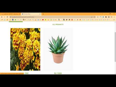 Plant Shopping in PHP Application Projects