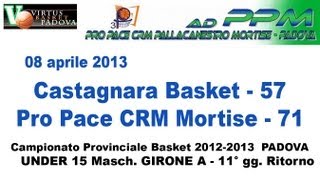 preview picture of video 'Basket Padova - Under 15 Campionato Provinciale 2012-13 - Girone A'
