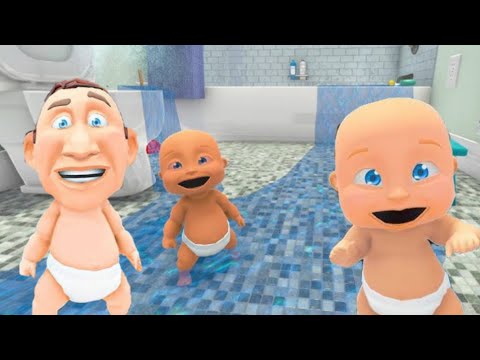 "🚽🛁 EPIC FLOOD at School! Babies Get NEW Toilet – Dive In to the BATHTUB🛁(Who's Your Daddy?!)"