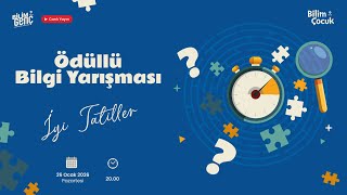 ÖDÜLLÜ  BİLGİ YARIŞMASI (26.01.2026) #canlıyayın