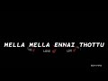 Mella Mella Ennai Thottu Bgm Love Bgm Ringtones BGM MAD