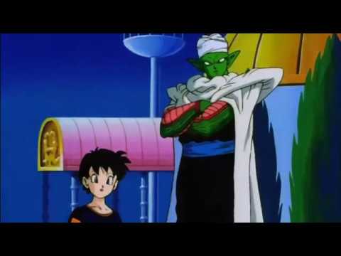 Piccolo tells Videl about Mr. Satan's heroism [Original Funi Eng Dub]