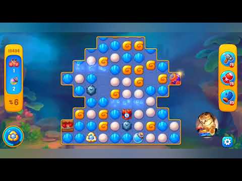 фишдом 2022 # 10494 уровень - прохождение без бустеров # Fishdom,  10494  level - no Boosters.