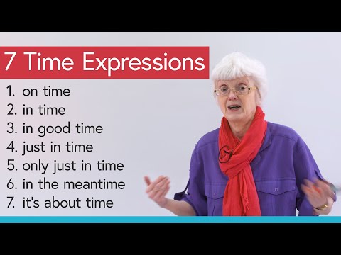 Learn 7 Time Expressions in English