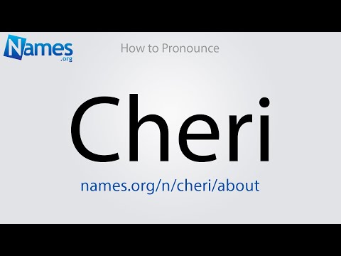 How to Pronounce Cheri