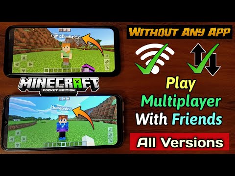 How To Play Minecraft Pe Multiplayer With Friends Without Any App | Using Internet On Android