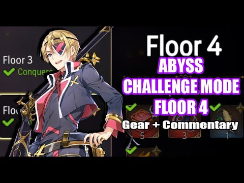[Epic Seven] Abyss Challenge Mode - Floor 4 (Gear + Commentary)