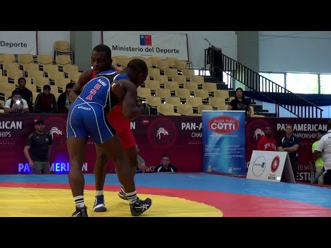 Quarterfinal GR - 59 kg: Spenser Thomas MANGO (USA) df. Juan Carlos LOPEZ (COL), 8-4