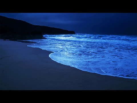 Incredible Waves for Deep Sleeping, Ocean Sounds At Night at Zavival Beach