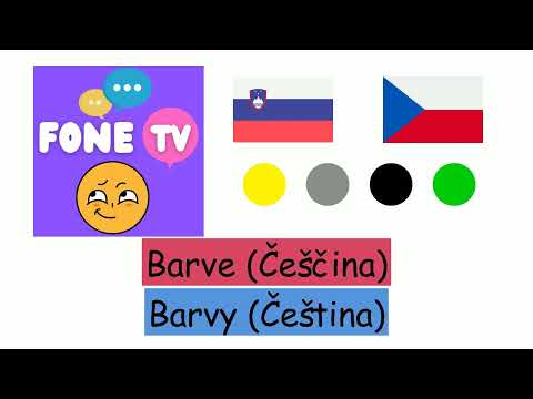 Barve (Češčina) (sl-cs)