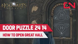 How to Unlock Great Hall Door Puzzle 24 14 in Hogwarts Legacy